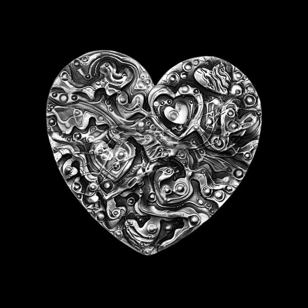 Indent Heart Mold – Wylde Thyme Studio