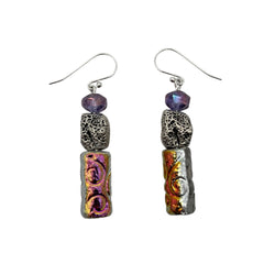 Cheryl Sheppard "Dichroic Glass" Earrings