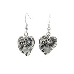 Artistic Preservation Hearts & Labradorite Earrings