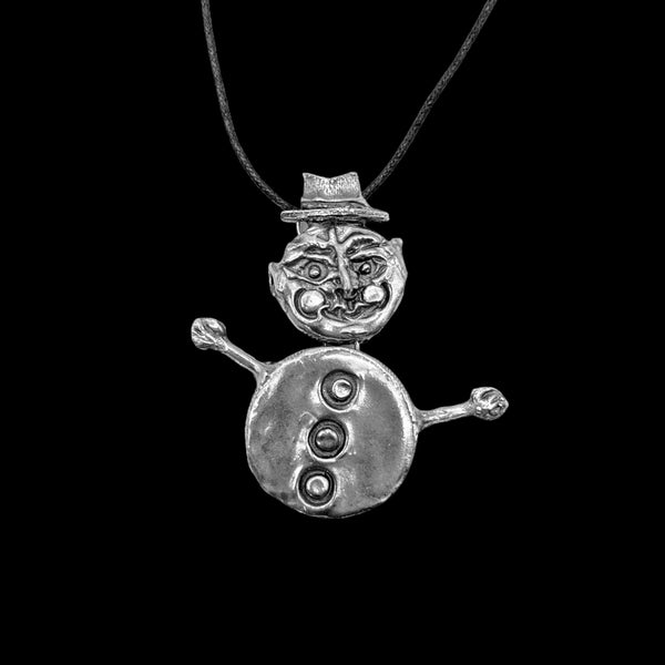 Snowman Dancing Pendant (PREORDER)