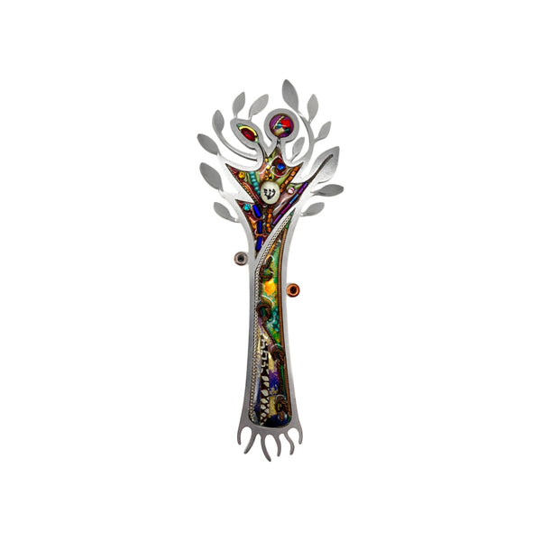 Seeka Jewel Tone Tree of Life Mezuzah