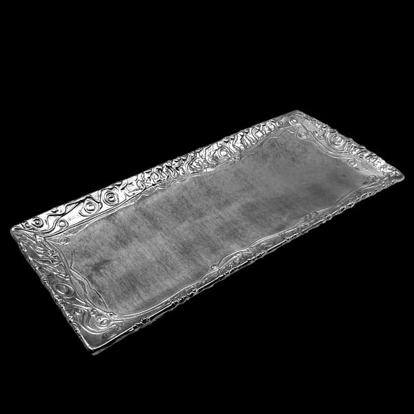 Rectangular Abstract Edge Serving Platter