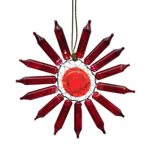 Flowers of Persephone Red Gerbera Ornament