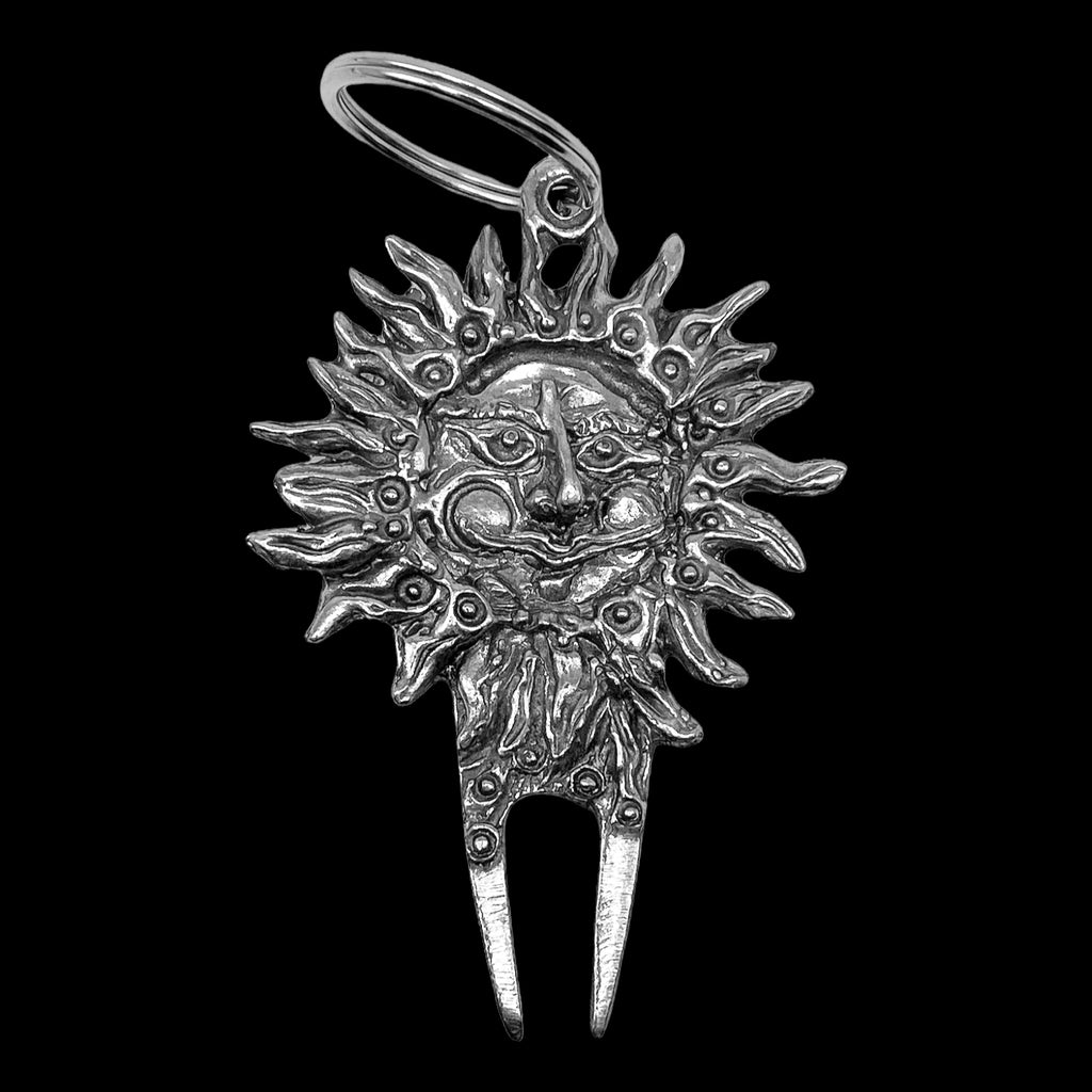 Small Sun Face Golf Divot Key Ring – Don Drumm Studios