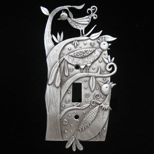 Leandra Drumm Bizarre Birds Switchplate