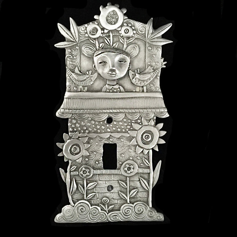 Leandra Drumm "Flower Tower" Switch Plate