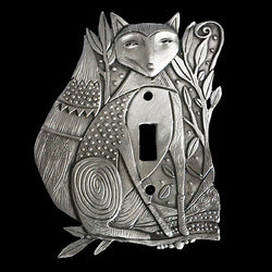 Leandra Drumm "Fox Trot" Single Switch Plate